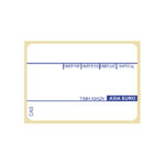 700 Αυτοκόλλητες Ετικέτες σε Ρολό για Εκτυπωτή Ετικετών για Ζυγαριά Cas με Μπλε Τύπωμα 57x40mm 30τμχ