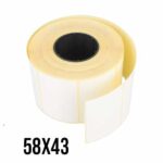 700 Αυτοκόλλητες Ετικέτες Eco σε Ρολό για Εκτυπωτή Ετικετών 58x43mm 48τμχ