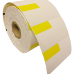 700 Θερμικά Ταμπελάκια Τιμών 70x38mm με Κίτρινη γωνία 10τμχ